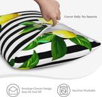 Pevtufa Наволочки с лимонами и полосатым принтом Lemons on Striped - фото 5