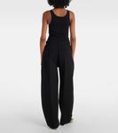 Овальные брюки с широкими штанинами Jacquemus, черный - фото 3