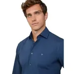 Рубашка Hackett ESS Gmd Poplin, синий - фото 5