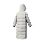 FILA Фитнес-пуховик унисекс дымчатый, Hazy Gray Brown - фото 2