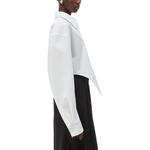 Заостренная рубашка Alexander Wang, белый - фото 5