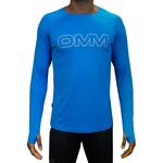 Спортивный топ OMM Bearing Long Sleeved Running, синий - фото 2