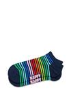 Носки Happy Socks 2-PACK MINI STRIPE LOW, Black/Blue - фото 2