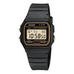 Часы CASIO Classical Vintage Waterproof Unisex Mens Black Digital, черный - фото
