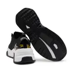 Кроссовки с добавлением кожи Versace, черный - фото 4