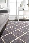 nuLOOM Caleb Braided Trellis джутовый ковер, 153 x 244 см, Grey - фото 5