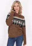 Джемпер usha, коричневый - фото