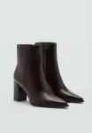 Ботильоны на высоком каблуке Mango, Chocolate - фото 2