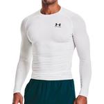Спортивный топ Under Armour HeatGear Armour Compression Long Sleeve, белый - фото