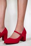 Туфли Mary Jane на блочном каблуке 'Araceli' Where's That From, красный - фото 3