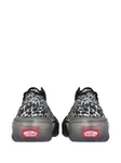 Кроссовки на платформе с леопардовым принтом Vans, серый - фото 3