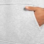 SMILODOX Мужская толстовка с капюшоном Ilyas Grey Melange - фото 5