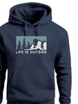 Толстовка Neverless Life is outside, темно-синий - фото 2
