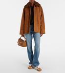 Кожаная куртка оверсайз Plan C, Tobacco - фото 2