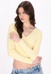 Свитер MYMO Comfy, цвет Light yellow - фото 2