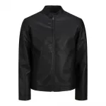 Куртка Jj Rebel Caleb leather, черный - фото 3