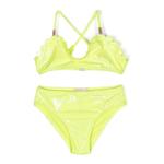 Бикини с неоново-зелеными фестонами Billieblush - фото