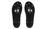Шлепанцы Under Armour Locker 4 'Black White', черный - фото 4