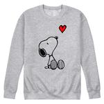 Мужской свитшот с рисунком Peanuts Snoopy Red Heart Licensed Character - фото