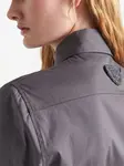 Поплиновый комбинезон с длинными рукавами Prada, серый - фото 4