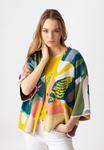 Кардиган MAXIMALIST TROPICS PATTERN Ivko, желтый - фото