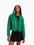 Всесезонная куртка Bershka Between-Season Jacket, цвет jade - фото 2