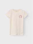 Футболка стандартного кроя Name It, бежевый - фото
