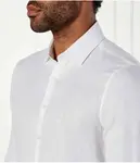 Льняная рубашка Slim fit Calvin Klein, белый - фото 4