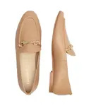 Кожаные мокасины Twin-Set, бежевый - фото 4