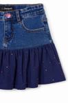Детская джинсовая юбка Desigual, темно-синий - фото 5