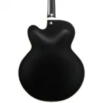 Электрогитара Ibanez Artcore AF75G с полым корпусом, матовый черный - фото 2