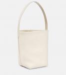 Кожаная сумка-тоут N/S Park Small The Row, Ivory Pld - фото 4