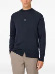 Свитер на молнии Boggi Milano, синий - фото 3
