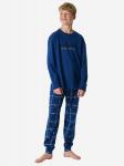 Пижама SCHIESSER, Royal Blue - фото 4