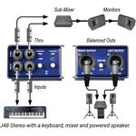 Директ-бокс Radial Engineering J48 Stereo Phantom Powered Active R800 3002 - фото 6