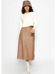 Мини-юбка SASSYCLASSY, кэмел - фото 2