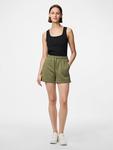 Тканевые шорты Pieces, оливковый - фото 2