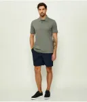 Поло Pe_Interlock regular fit Boss Orange, серый - фото 2