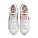Кроссовки blazer mid '77 vintage 'white mantra orange' Nike, белый - фото 4