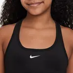 Спортивный бюстгальтер Swoosh Nike Pro Dri-FIT для девочек, черный - фото 3