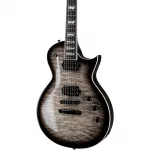 Электрогитара ESP LTD EC-1000T Quilted Maple, окраска Charcoal Burst - фото 5