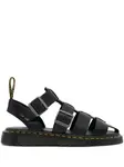 Сандалии с ремешками Dr. Martens, черный - фото
