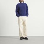 Укороченный шерстяной джемпер Bound, темно-синий - фото 4