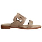 HERMES Тапочки Lagune Slide женские бежевые - фото 3