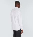 Рубашка из хлопкового поплина Tom Ford, белый - фото 4