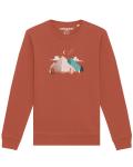 Свитер Watapparel Sweatshirt Night & Clouds, светло-коричневый - фото