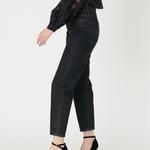 Джинсы женские черно-серые Levis - фото 6