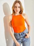 Bianco Lucci Топ в оранжевом цвете - фото 5