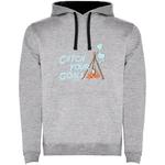 Худи Kruskis Catch Your Goals Bicolor, серый - фото