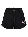 Детские хлопковые шорты с логотипом MSGM MSGM Kids, черный - фото